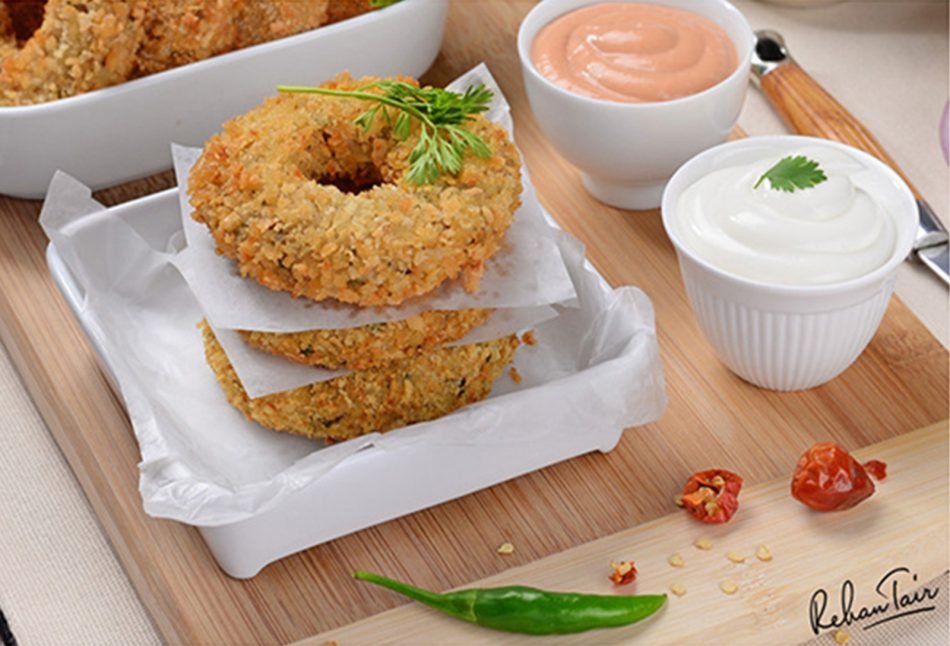 Chicken Stuffed Donuts